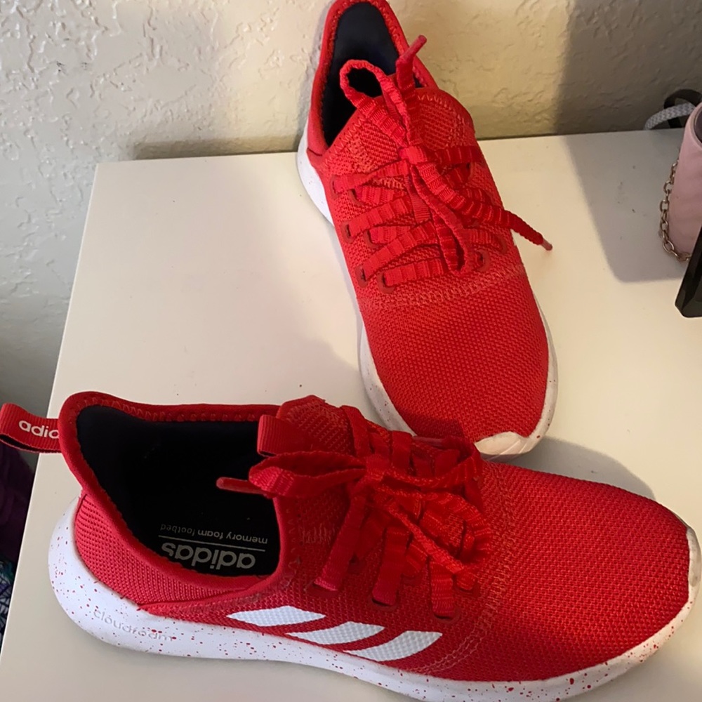 Adidas dark pink women shoes